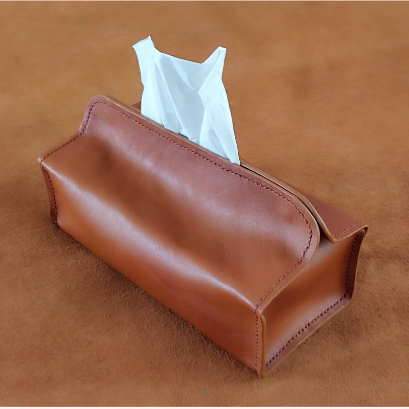کیف دستمال کاغذی چرمی