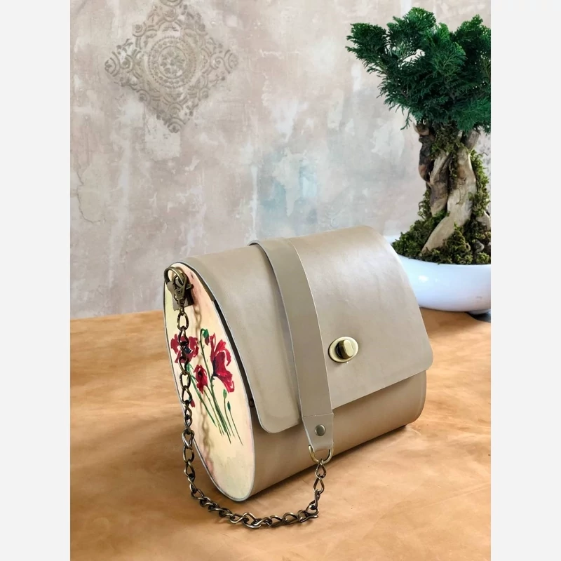 کیف رودوشی طرح گل وحشی