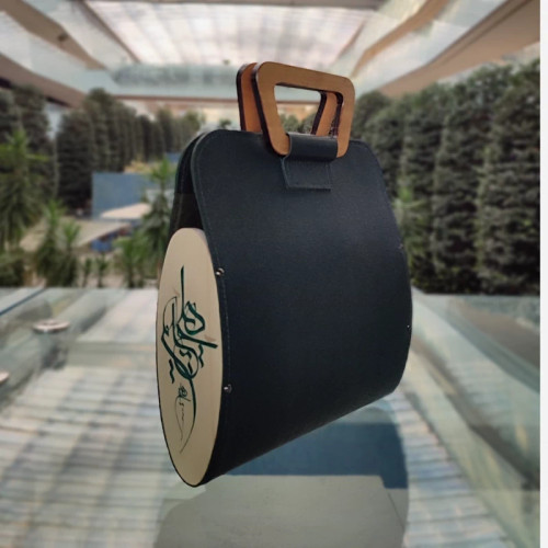 کیف دسته چوبی کالیگرافی هیچ