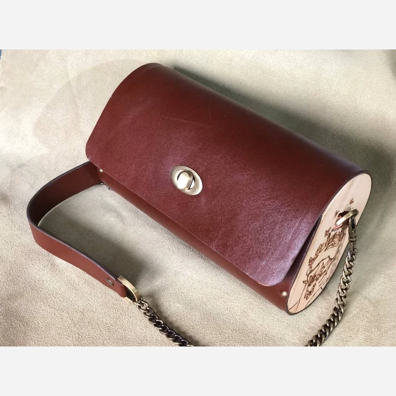 کیف رو دوشی طرح سوخته نگاری رها