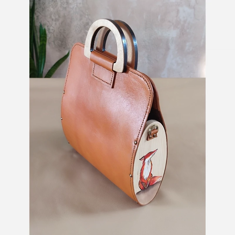 کیف دسته چوبی طرح شازده کوچولو